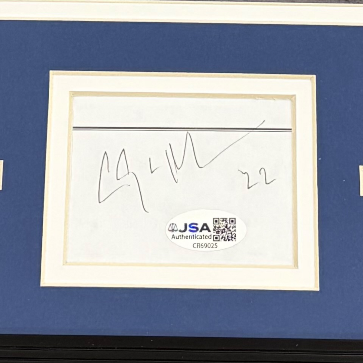 Clayton Kershaw Autographed Los Angeles Dodgers Signature Series Frame - JSA