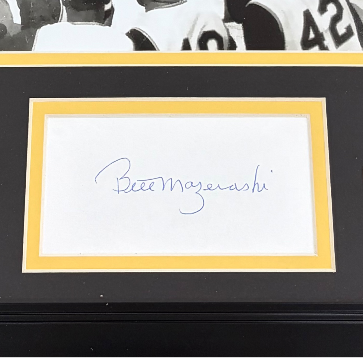 Bill Mazeroski Autographed Pittsburgh Pirates "Signature Series" Frame - JSA