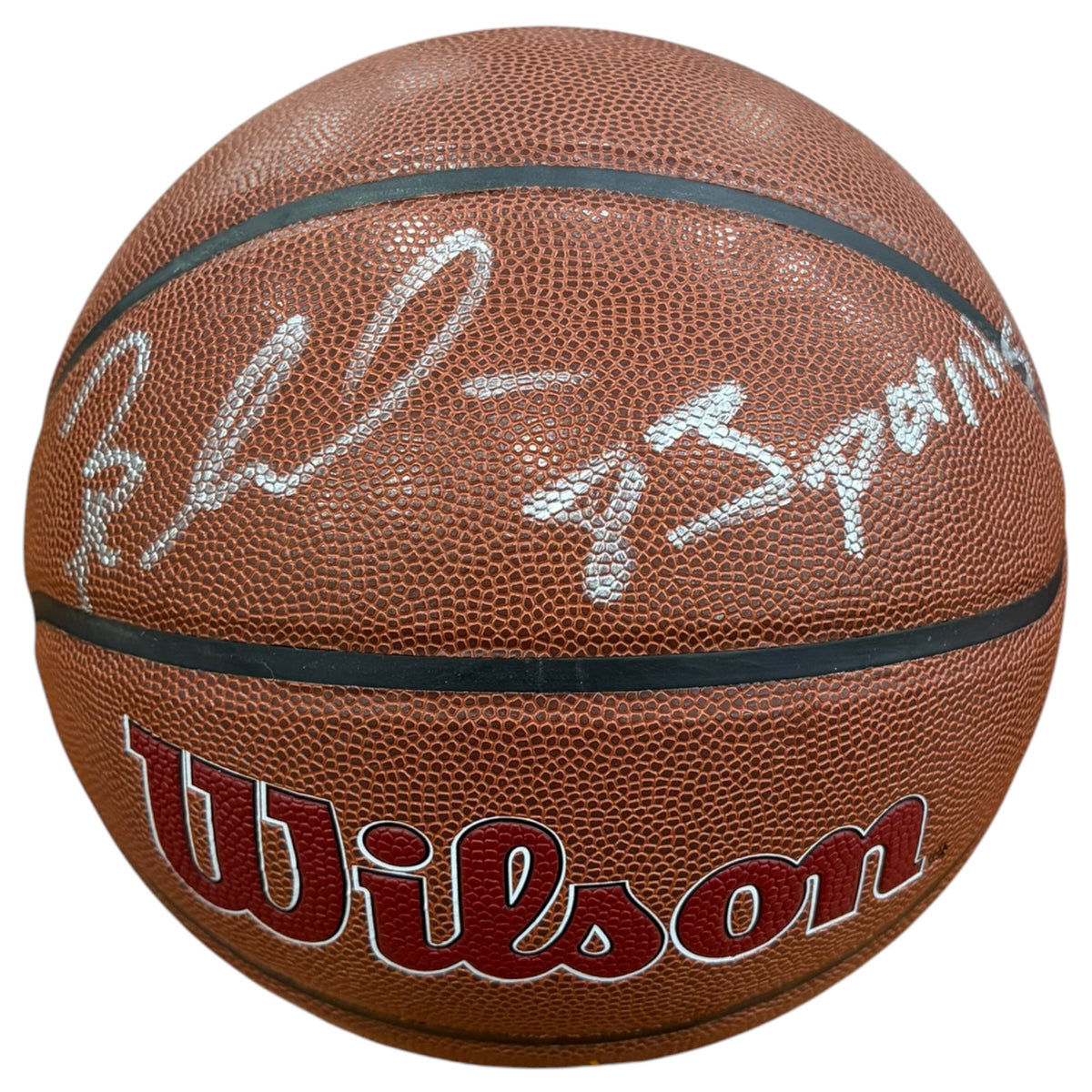 Bam Adebayo Autographed Miami Heat Logo Basketball with "83 Points" - JSA