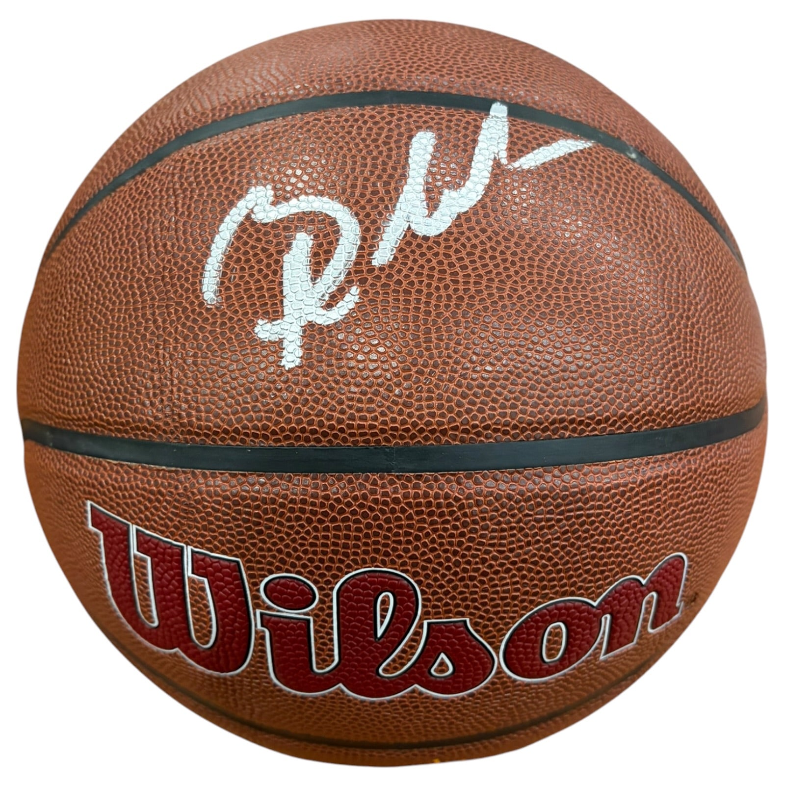 Bam Adebayo Autographed Miami Heat Logo Basketball - JSA