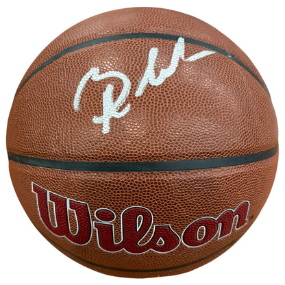 Bam Adebayo Autographed Miami Heat Logo Basketball - JSA