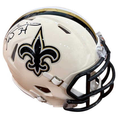Ricky Williams Autographed New Orleans Saints (Retro) Mini Helmet - JSA