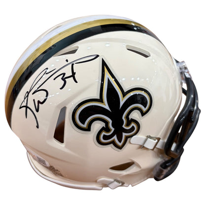 Ricky Williams Autographed New Orleans Saints (Retro) Mini Helmet - JSA