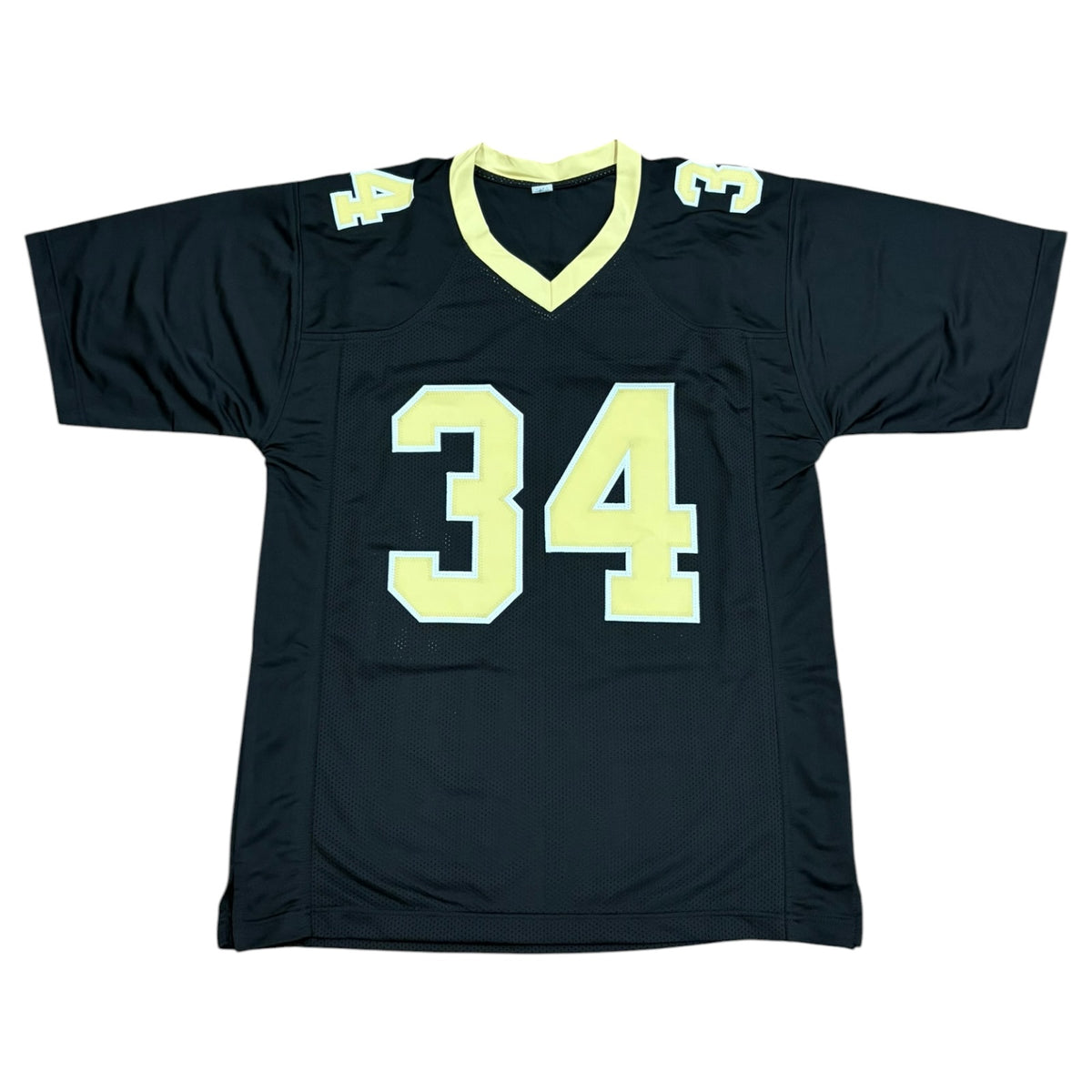 Ricky Williams Autographed New Orleans (Black #34) Custom Stitched Jersey - JSA