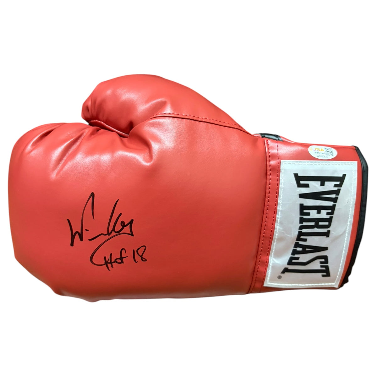 Winky Wright Autographed Red Everlast Boxing Glove - JSA