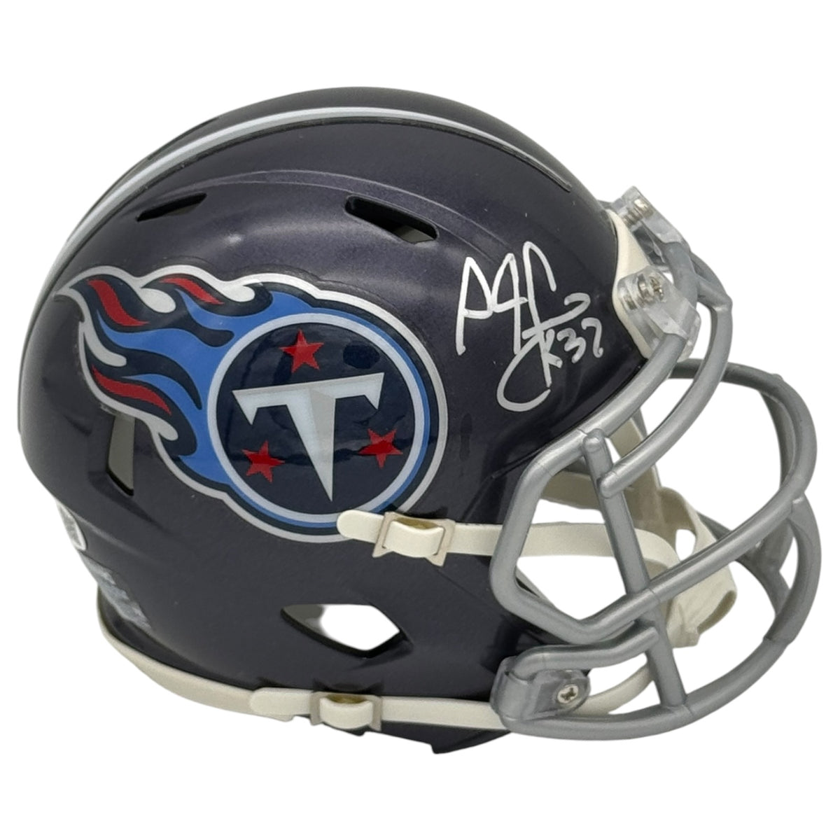 Adam Pacman Jones Autographed Tennessee Titans Mini Helmet - JSA