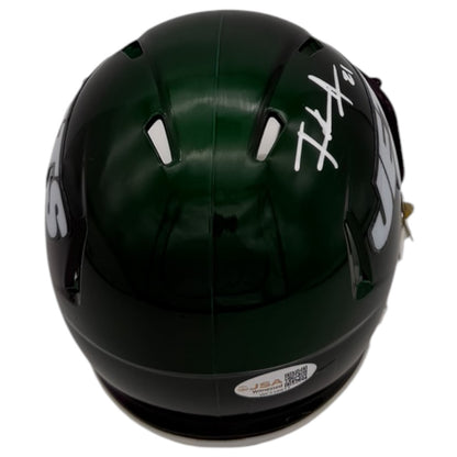 Frank Gore Autographed New York Jets (Speed) Mini Helmet - JSA