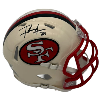 Frank Gore Autographed San Francisco 49ers (Retro) Mini Helmet - JSA