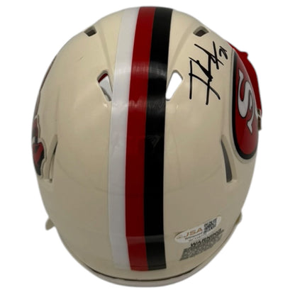 Frank Gore Autographed San Francisco 49ers (Retro) Mini Helmet - JSA