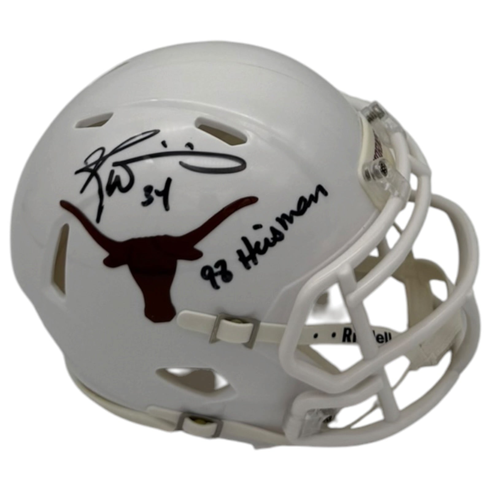 Ricky Williams Autographed Texas Longhorns Mini Helmet w/ 