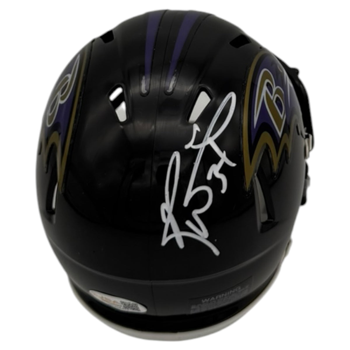 Ricky Williams Autographed Baltimore Ravens (Speed) Mini Helmet - JSA