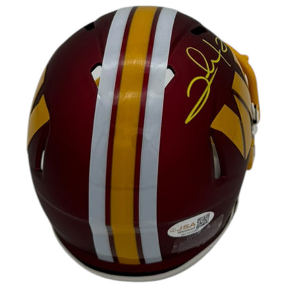 Clinton Portis Autographed Washington Commanders (Speed) Mini Helmet - JSA