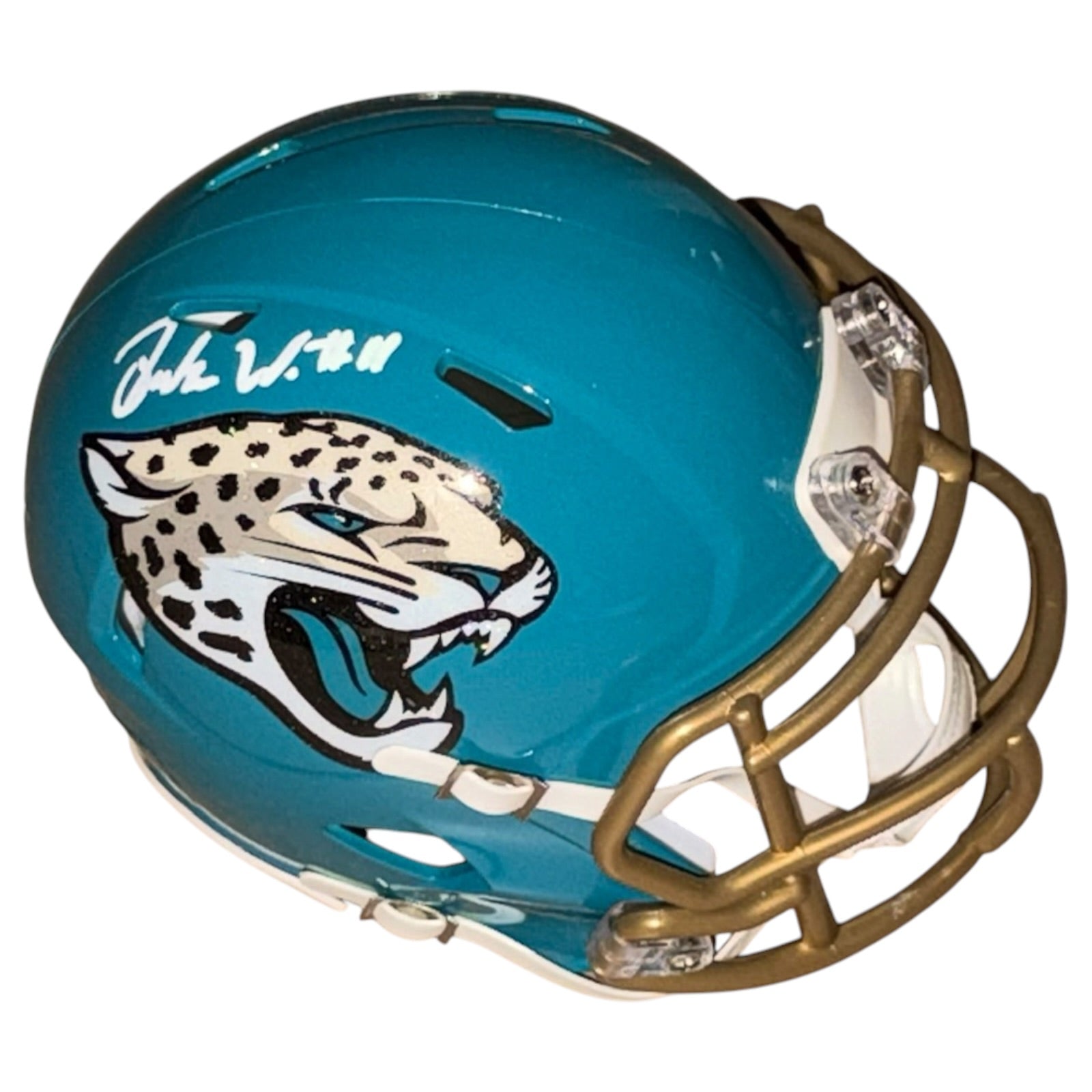 Parker Washington Autographed Jacksonville Jaguars (Rivalries) Mini Helmet - Fanatics