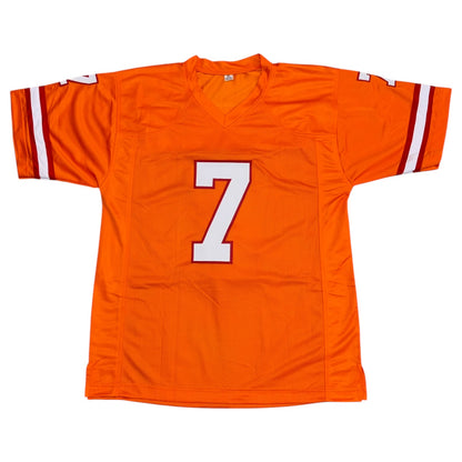 Bucky Irving Autographed Tampa Bay (Creamsicle #7) Custom Stitched Jersey - JSA