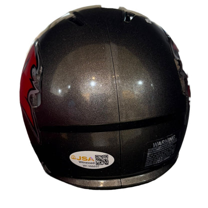 Bucky Irving Autographed Tampa Bay Buccaneers Mini Helmet - JSA