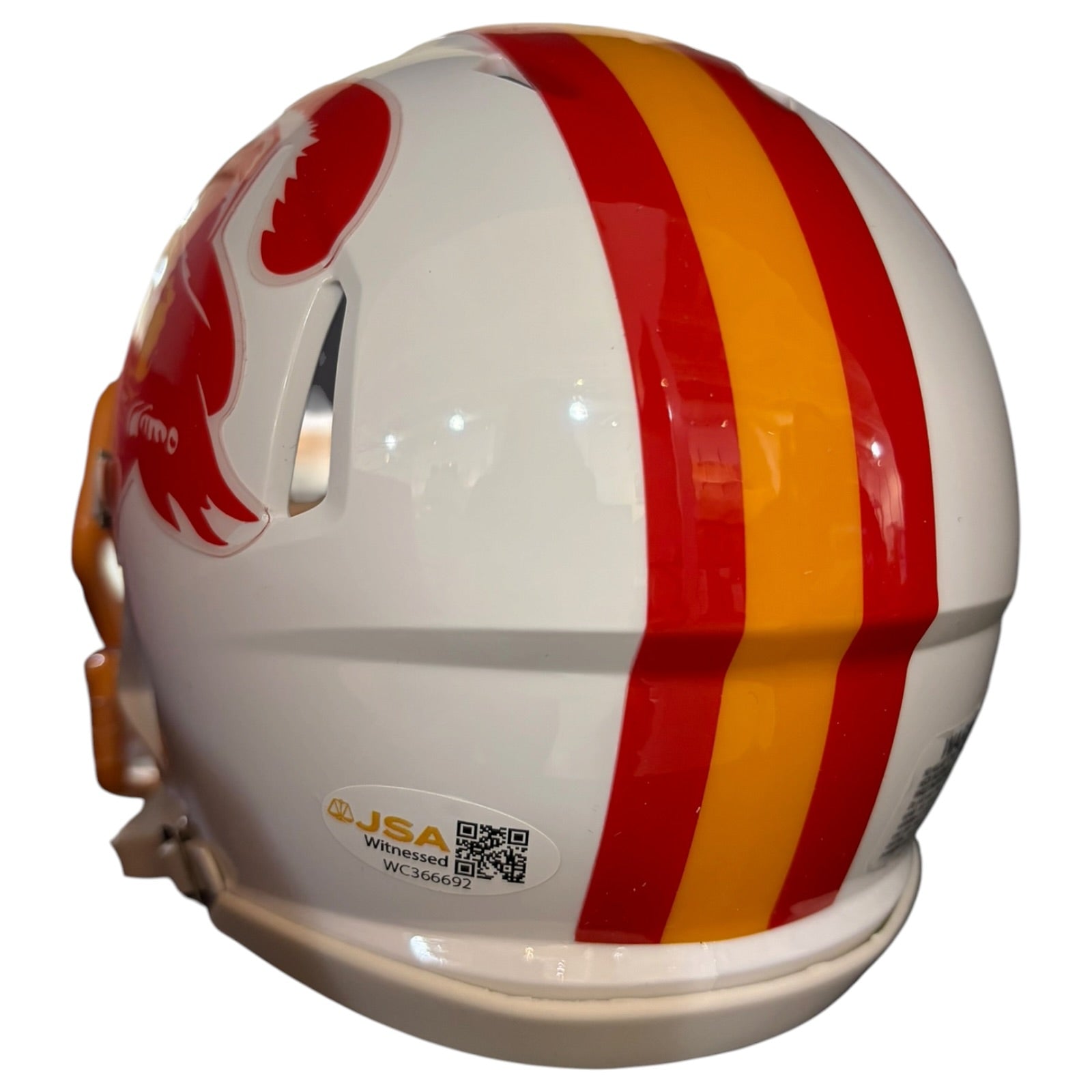 Bucky Irving Autographed Tampa Bay Buccaneers (Throwback) Mini Helmet – Palm Beach Autographs LLC