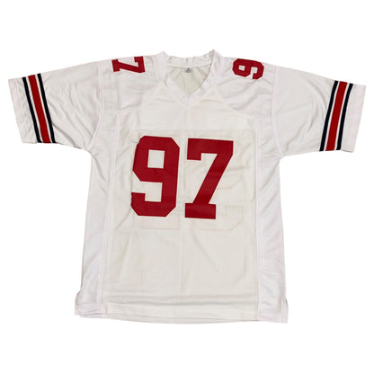 Simeon Rice Autographed Arizona (White #97) Custom Stitched Jersey - JSA