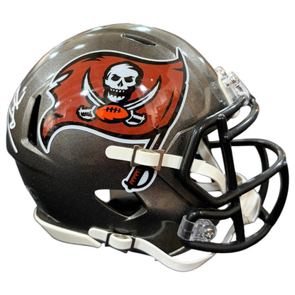 Simeon Rice Autographed Tampa Bay Buccaneers (Speed) Mini Helmet - JSA