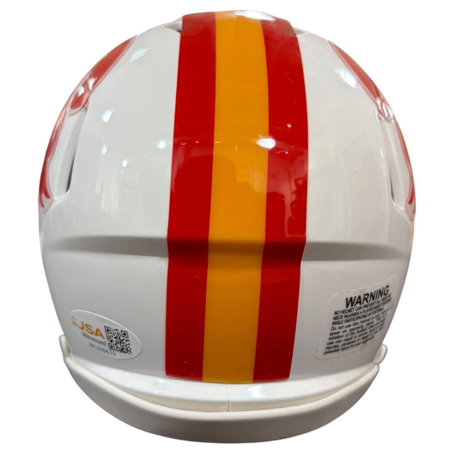 Simeon Rice Autographed Tampa Bay Buccaneers (Creamsicle Throwback) Mini Helmet - JSA