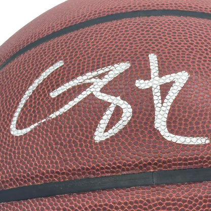 Caron Butler Autographed Miami Heat Logo Basketball - JSA