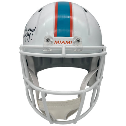 Ricky Williams Autographed Miami Dolphins (Speed) Full-Size Replica Helmet w/ "Smoke Weed Everyday", "Puff, Puff, Run" - JSA