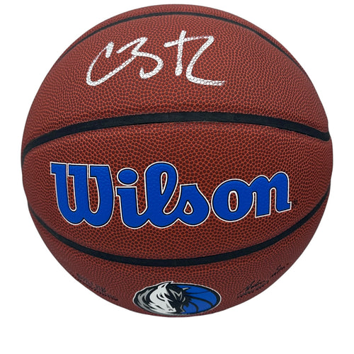 Caron Butler Autographed Dallas Mavericks Logo Basketball - JSA