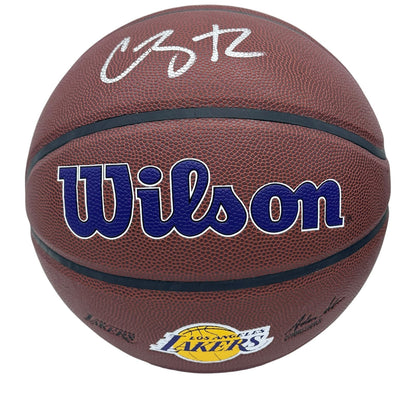 Caron Butler Autographed Los Angeles Lakers Logo Basketball - JSA