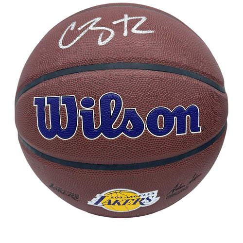 Caron Butler Autographed Los Angeles Lakers Logo Basketball - JSA