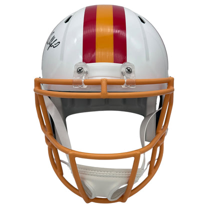 Baker Mayfield Autographed Tampa Bay Buccaneers (Throwback) Deluxe Full-Size Replica Helmet - Beckett
