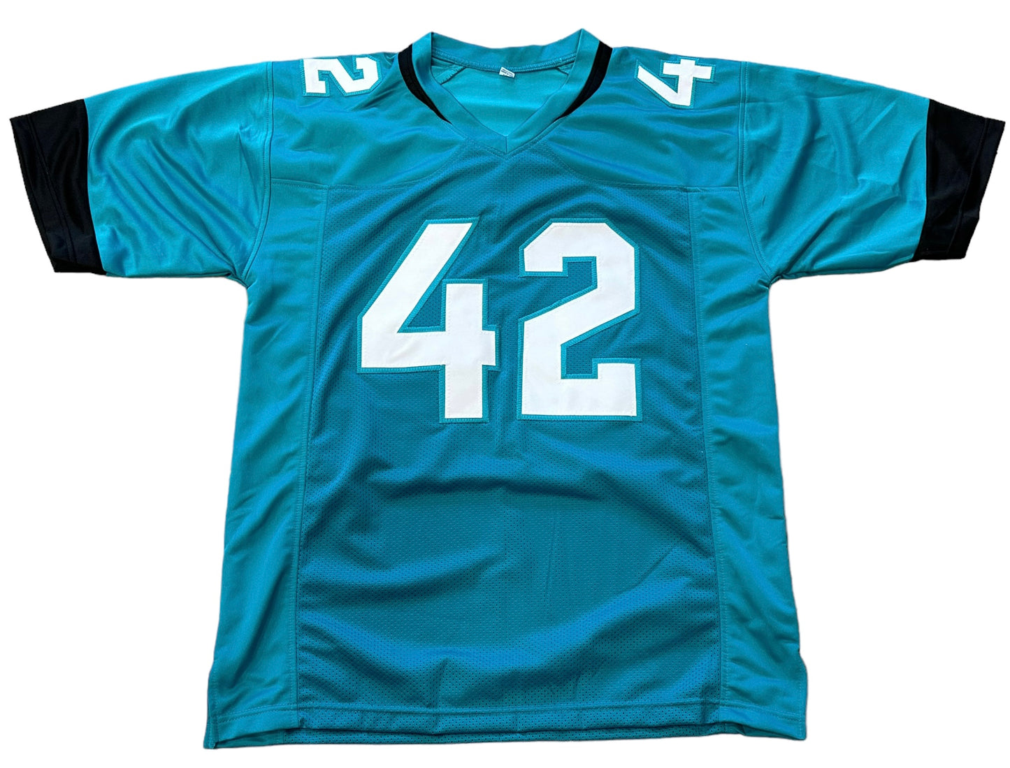 Andrew Wingard Autographed Jacksonville (Teal #42) Custom Jersey w/ "It was Always the Fuckin Jags"