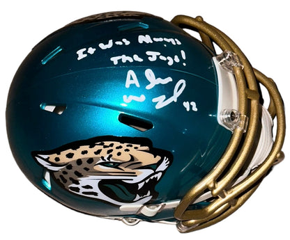 Andrew Wingard Autographed Jacksonville Jaguars (FLASH Alternate) Mini Helmet w/ "It was Always the Fuckin Jags"