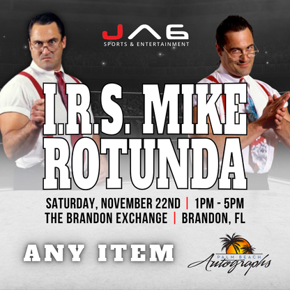 I.R.S. "Mike Rotunda" AUTOGRAPH EVENT - Tampa (Brandon Exchange) In-Store Public Signing - November 22nd, 2025