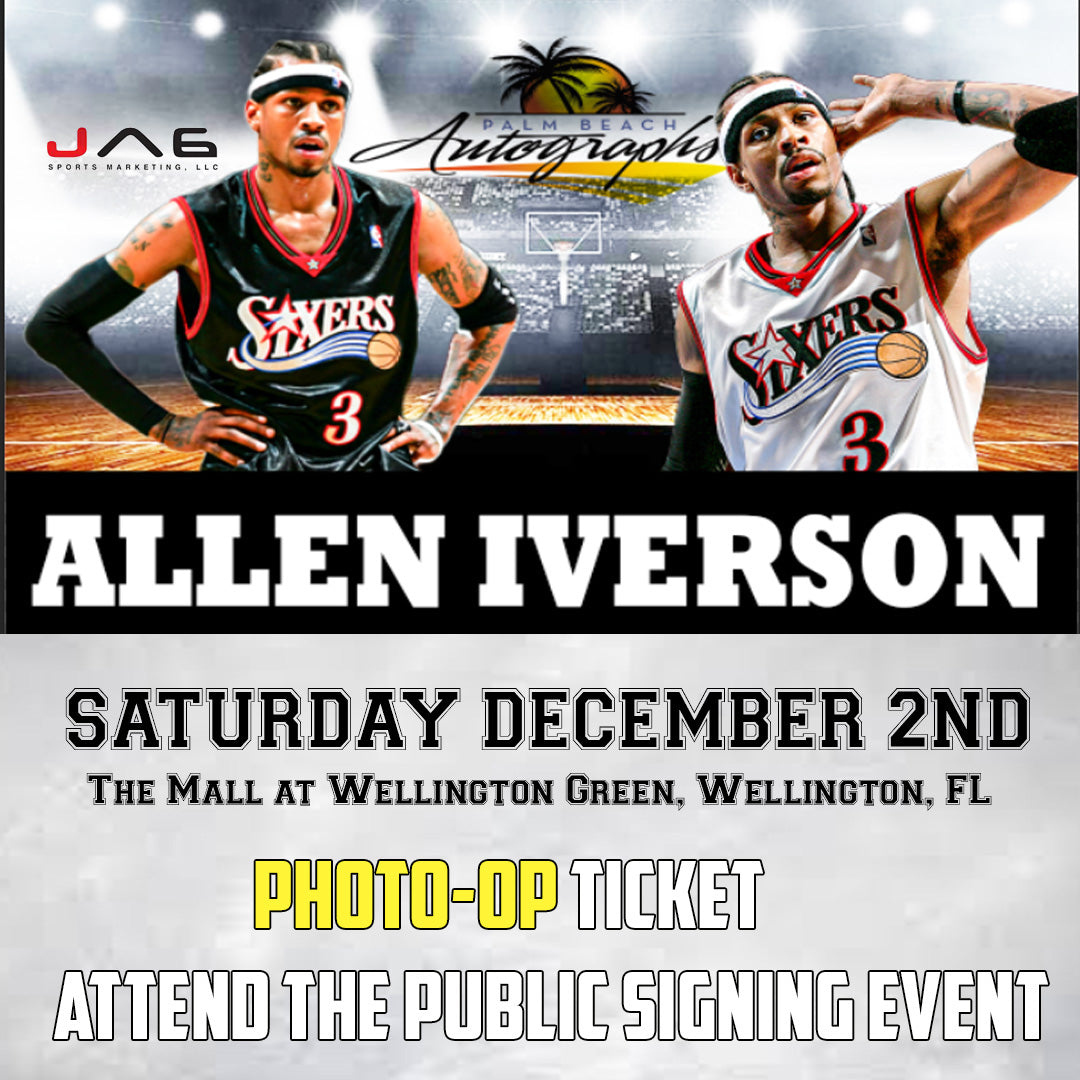 ALLEN IVERSON POSED PHOTO OP- Wellington In-Store Public Signing - Saturday December 2nd, 2023
