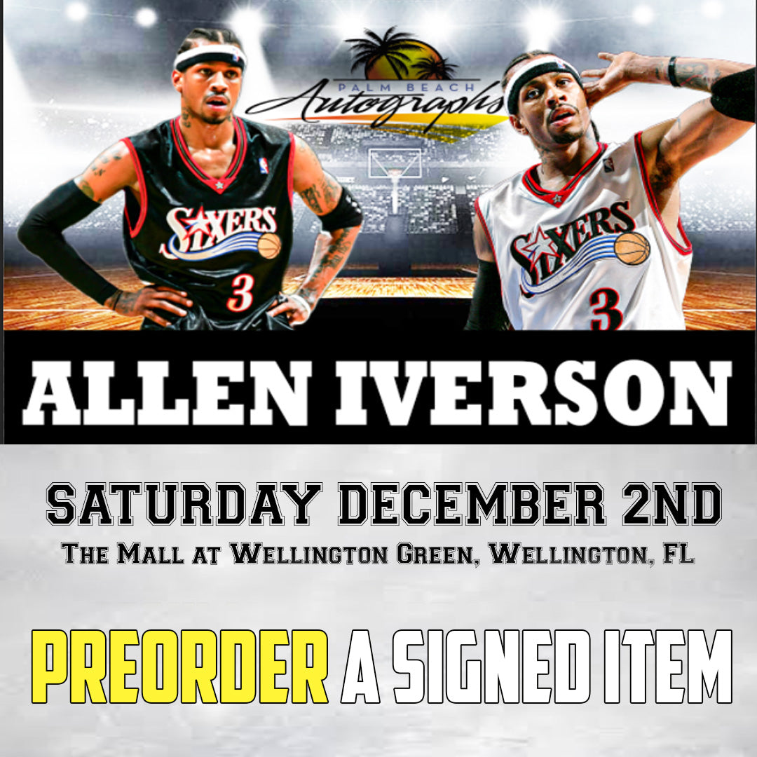 PREORDER -ALLEN IVERSON MAIL ORDER FOR OUR Wellington In-Store Signing - DECEMBER 2nd, 2023 - YOU MUST SELECT AN OPTION OR YOUR ORDER WILL BE CANCELLED
