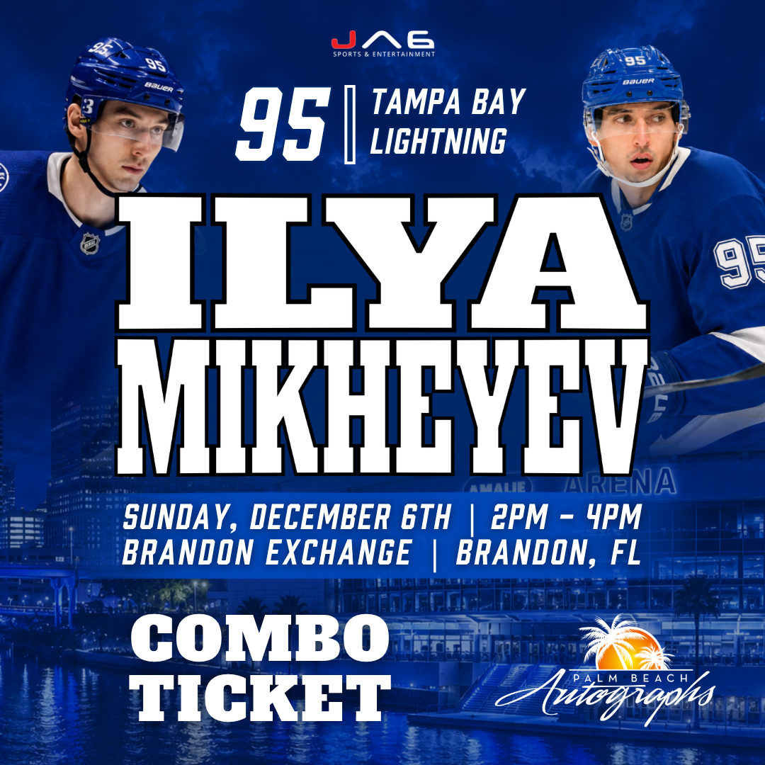 ILYA MIKHEYEV In-Store Tampa Bay Lightning Public Autograph Signing Event In Brandon Exchange - December 6th, 2026