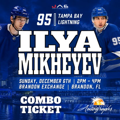 ILYA MIKHEYEV In-Store Tampa Bay Lightning Public Autograph Signing Event In Brandon Exchange - December 6th, 2026