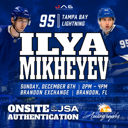 ILYA MIKHEYEV In-Store Tampa Bay Lightning Public Autograph Signing Event In Brandon Exchange - December 6th, 2026
