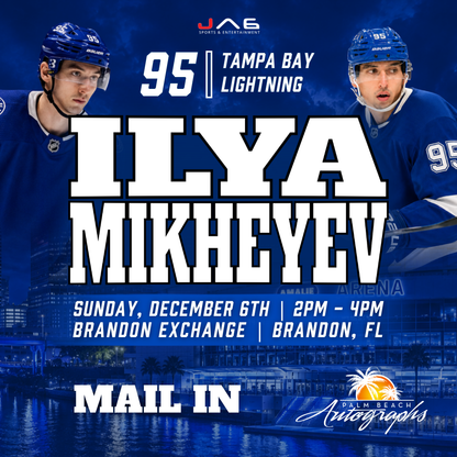 ILYA MIKHEYEV In-Store Tampa Bay Lightning Public Autograph Signing Event In Brandon Exchange - December 6th, 2026