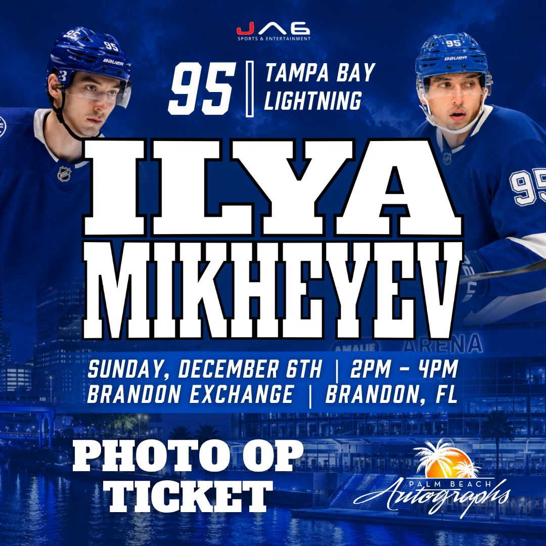 ILYA MIKHEYEV In-Store Tampa Bay Lightning Public Autograph Signing Event In Brandon Exchange - December 6th, 2026