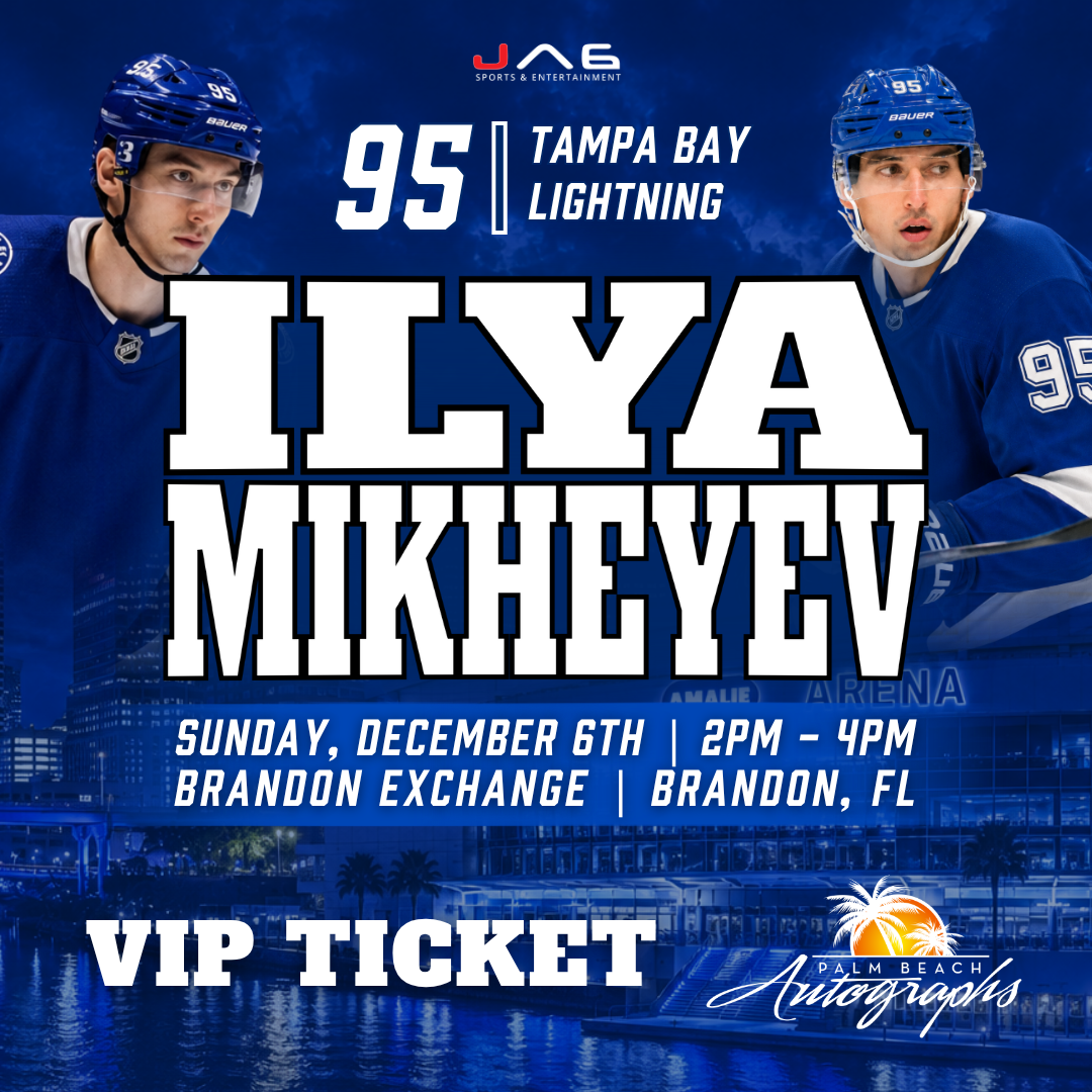 ILYA MIKHEYEV In-Store Tampa Bay Lightning Public Autograph Signing Event In Brandon Exchange - December 6th, 2026