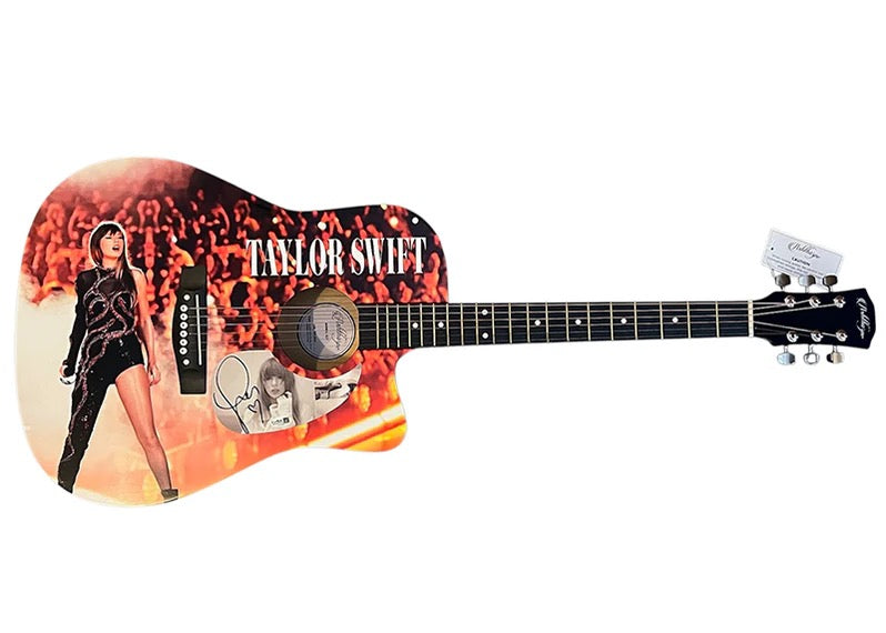 Taylor Swift Autographed Wrapped Guitar - JSA
