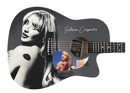 Sabrina Carpenter Autographed Wrapped Guitar - JSA