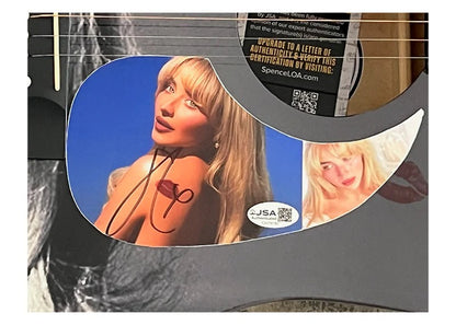 Sabrina Carpenter Autographed Wrapped Guitar - JSA