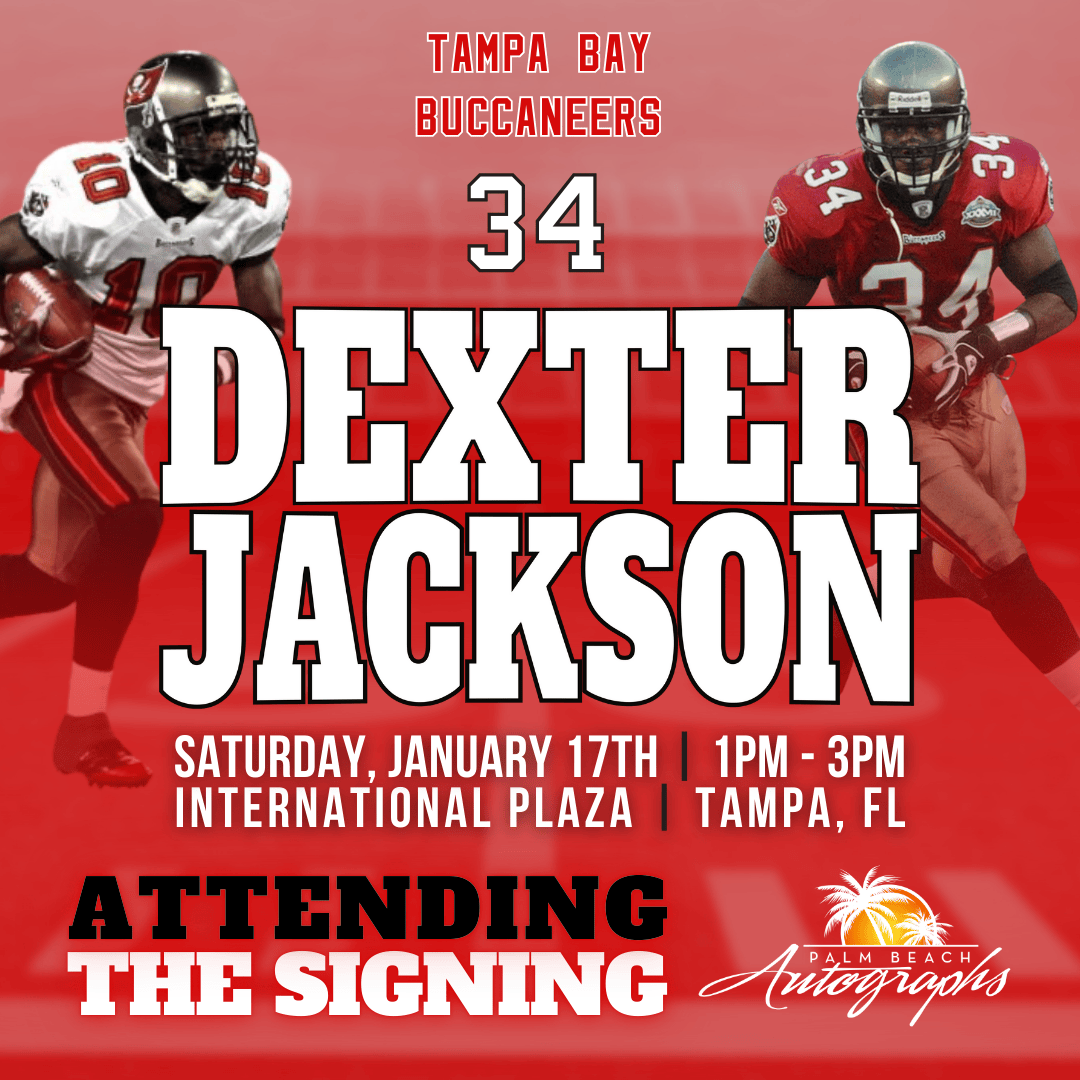 DEXTER JACKSON AUTOGRAPH EVENT - Tampa (International Plaza) In-Store Public Signing - January 17th, 2026