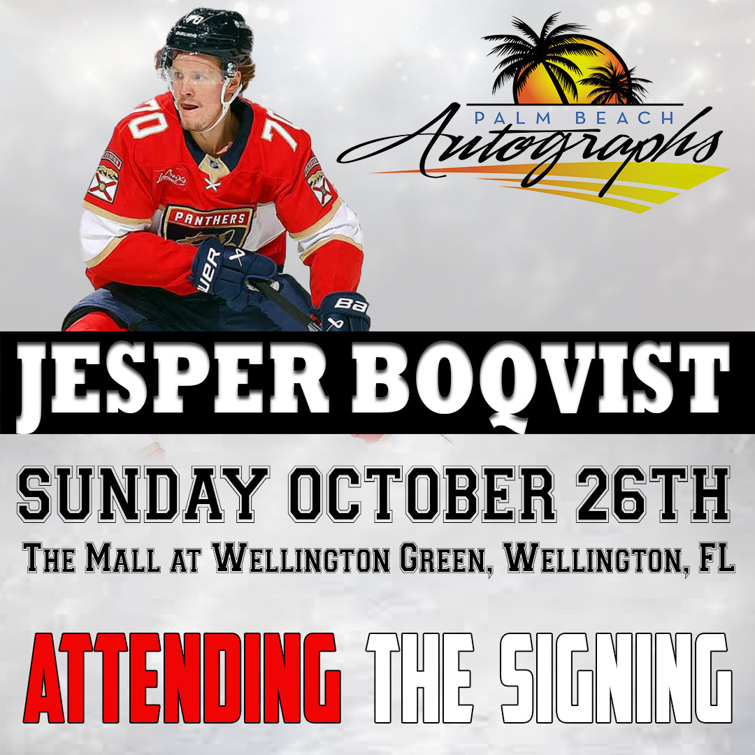 JESPER BOQVIST AUTOGRAPH EVENT - Wellington (The Mall at Wellington Green) In-Store Public Signing - October 26th, 2025