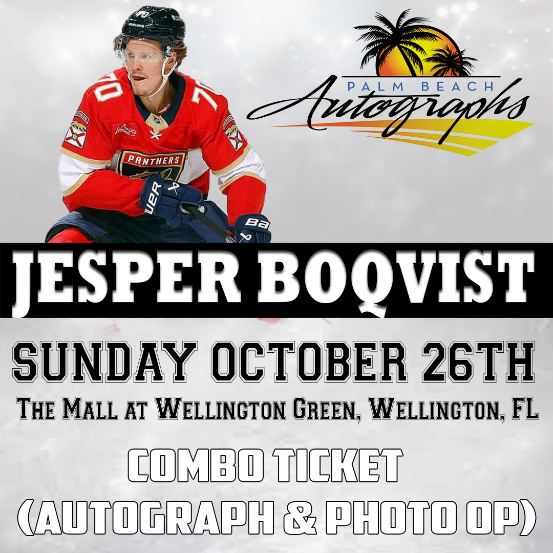 JESPER BOQVIST AUTOGRAPH EVENT - Wellington (The Mall at Wellington Green) In-Store Public Signing - October 26th, 2025