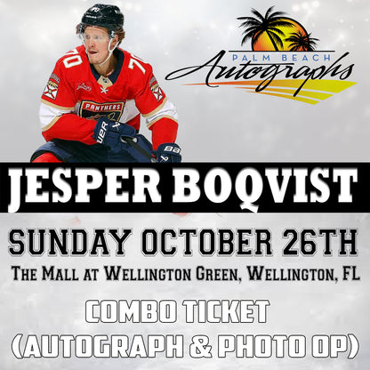 JESPER BOQVIST AUTOGRAPH EVENT - Wellington (The Mall at Wellington Green) In-Store Public Signing - October 26th, 2025