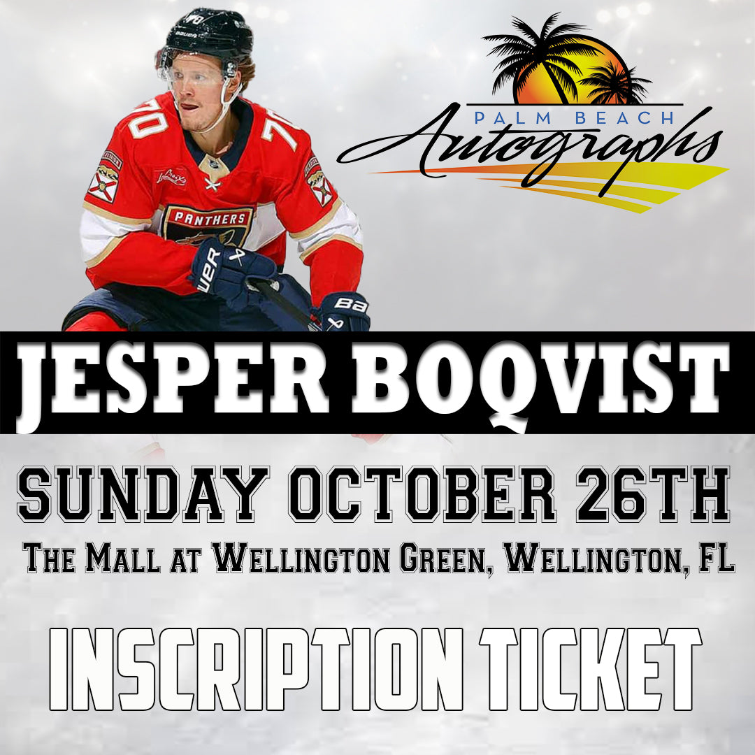 JESPER BOQVIST AUTOGRAPH EVENT - Wellington (The Mall at Wellington Green) In-Store Public Signing - October 26th, 2025
