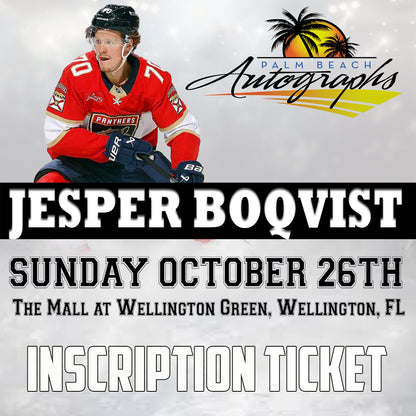 JESPER BOQVIST AUTOGRAPH EVENT - Wellington (The Mall at Wellington Green) In-Store Public Signing - October 26th, 2025