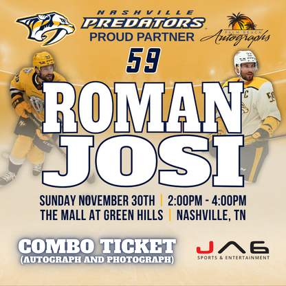 ROMAN JOSI AUTOGRAPH EVENT - Nashville (The Mall at Green Hills) In-Store Public Signing - November 30th, 2025